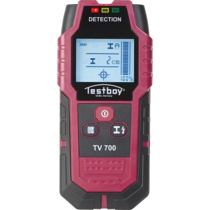 Digitální detektor stěn Testboy TV 700 pro detekci materiálů a kabelů. Digitální detektor stěn Testboy TV 700 pro detekci materiálů a kabelů.