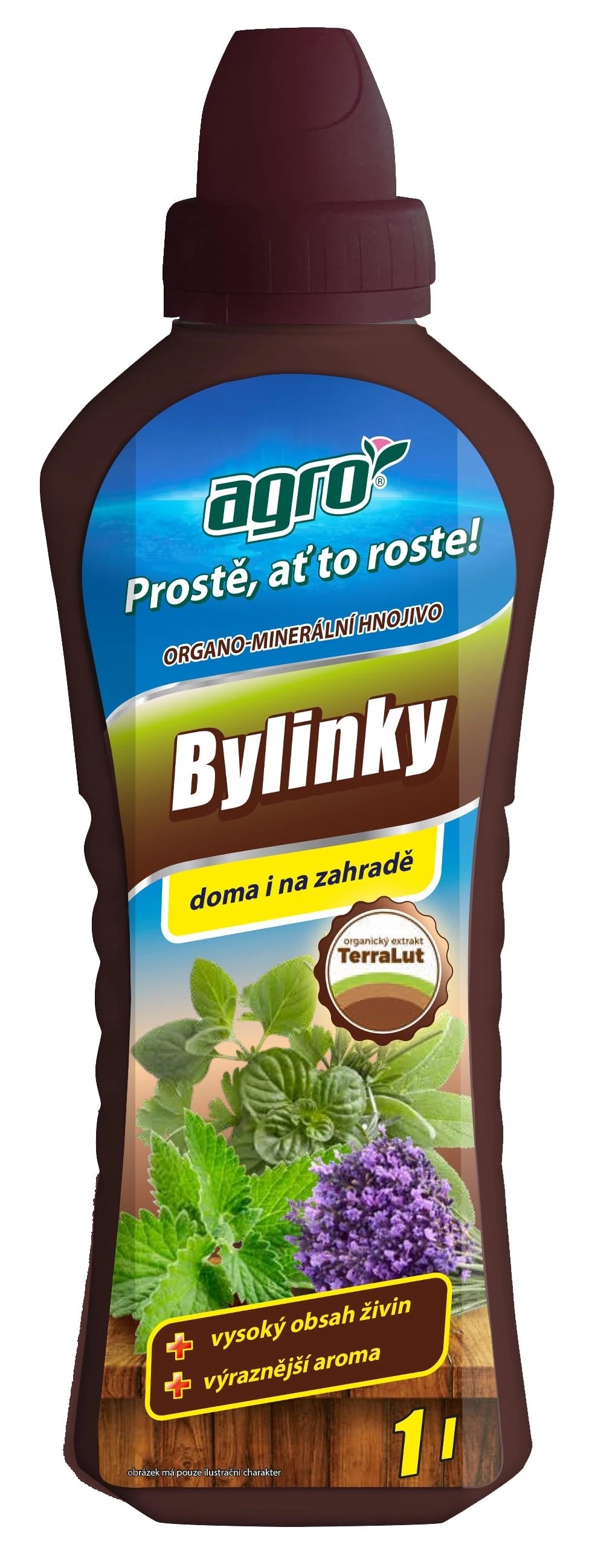 Agro Organo-minerální kapalné hnojivo na bylinky 1 l Agro Organo-minerální kapalné hnojivo na bylinky 1 l