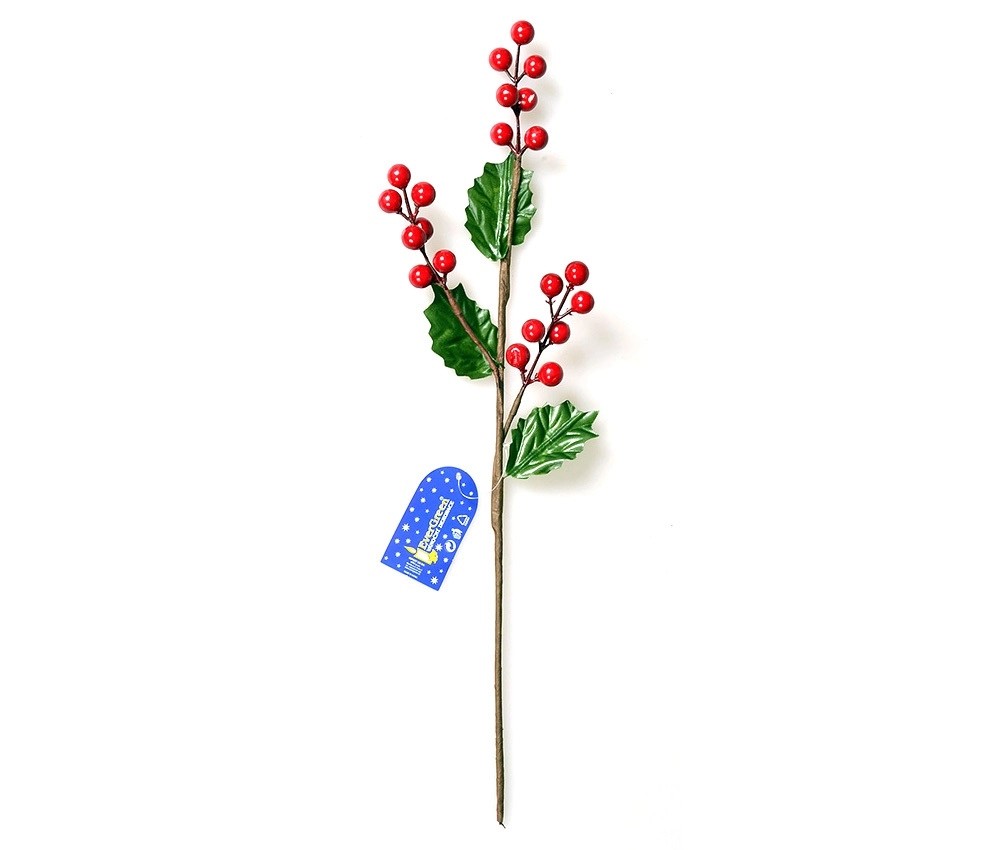 Větvička cesmíny 48 cm, zelená Větvička cesmíny 48 cm, zelená