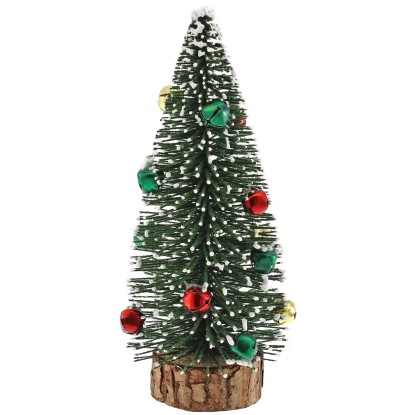 GEROMA Stojací vánoční dekorace stromeček s rolničkami plastový 25 cm, 1 ks GEROMA Stojací vánoční dekorace stromeček s rolničkami plastový 25 cm, 1 ks