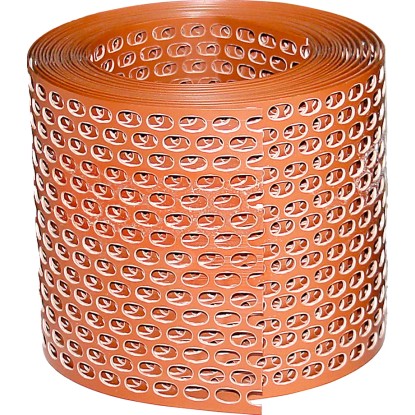 Sarei Ochranná/větrací mřížka, PVC cihlová červená, 100 mm x 5 m Sarei Ochranná/větrací mřížka, PVC cihlová červená, 100 mm x 5 m