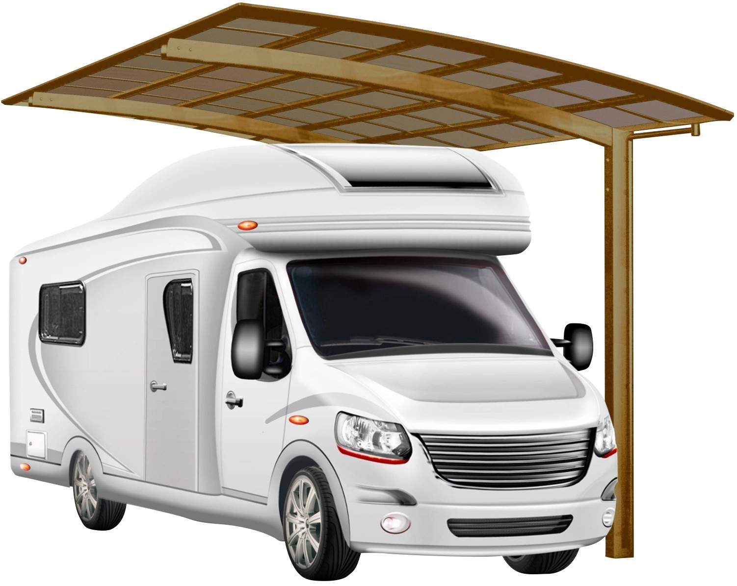 Ximax Alu přístřešek na auto Portoforte Caravan Typ 60 bronzová 270 x 495 cm Ximax Alu přístřešek na auto Portoforte Caravan Typ 60 bronzová 270 x 495 cm
