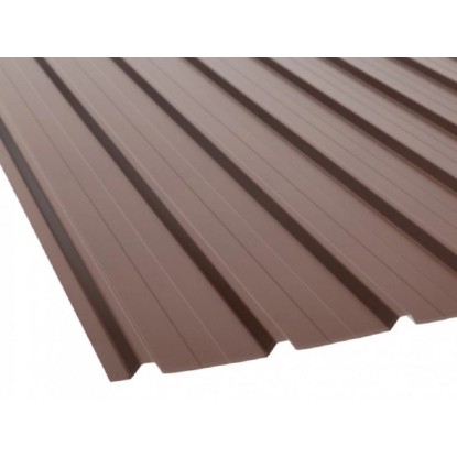 COVERNIT Trapézový plech T12 hnědá RAL 8017, 1000 x 910 mm COVERNIT Trapézový plech T12 hnědá RAL 8017, 1000 x 910 mm