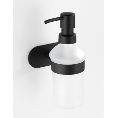 Wenko Turbo-Loc Nerezový dávkovač mýdla Orea Black 10 x 16,5 x 10,5 cm Wenko Turbo-Loc Nerezový dávkovač mýdla Orea Black 10 x 16,5 x 10,5 cm