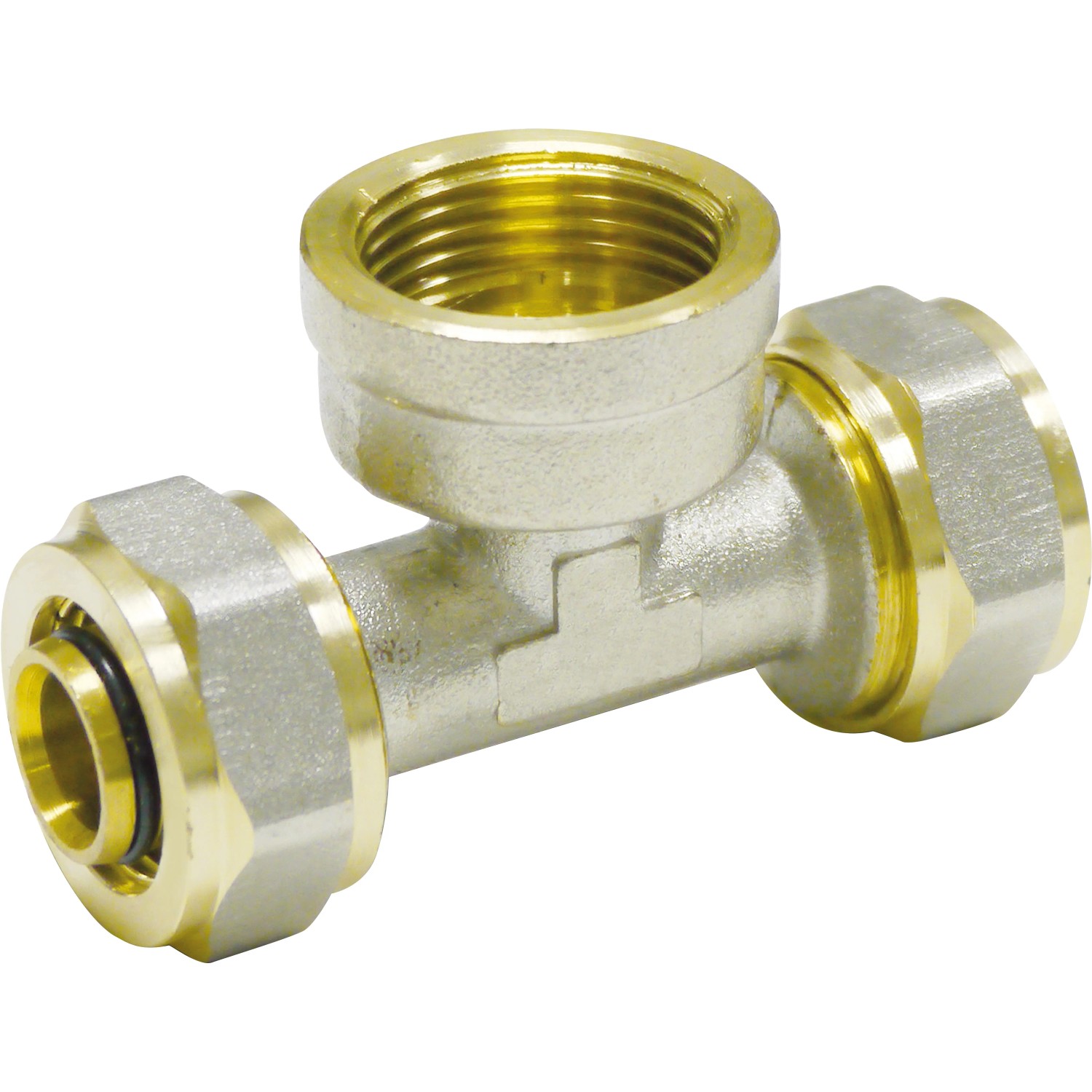 PIPETEC Závitový T-kus SFTI200420 měděný, 20x2 - Rp 1/2 - 20x2 PIPETEC Závitový T-kus SFTI200420 měděný, 20x2 - Rp 1/2 - 20x2