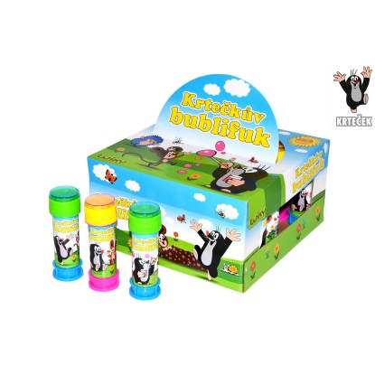 Wiky Bublifuk Krtek, různé druhy, 1 ks, 50 ml Wiky Bublifuk Krtek, různé druhy, 1 ks, 50 ml