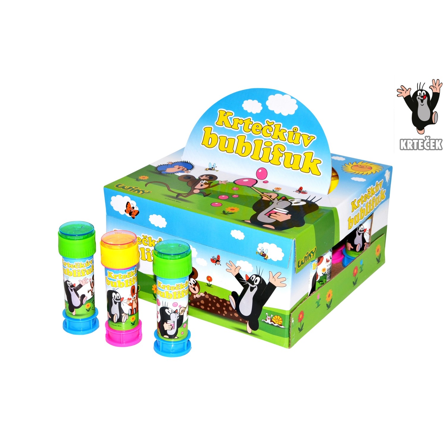 Wiky Bublifuk Krtek, různé druhy, 1 ks, 50 ml Wiky Bublifuk Krtek, různé druhy, 1 ks, 50 ml