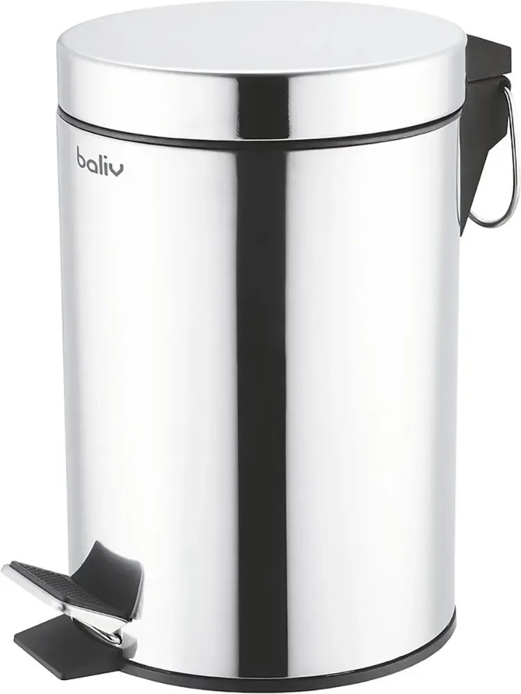 baliv Koš nášlapný chrom, 3 l baliv Koš nášlapný chrom, 3 l