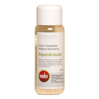 Weka Koncentrát na inhalaci do parní lázně a sauny alpské byliny Weka Koncentrát na inhalaci do parní lázně a sauny alpské byliny
