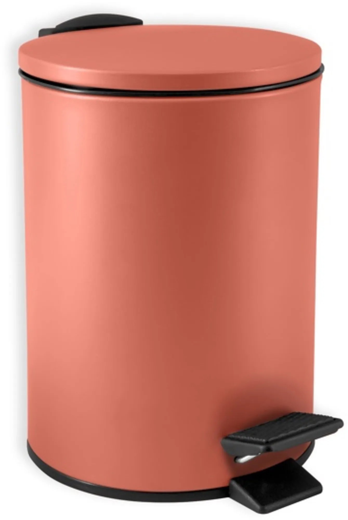 Spirella Nášlapný odpadkový koš Adelar, terakotová matná, 3 l Spirella Nášlapný odpadkový koš Adelar, terakotová matná, 3 l