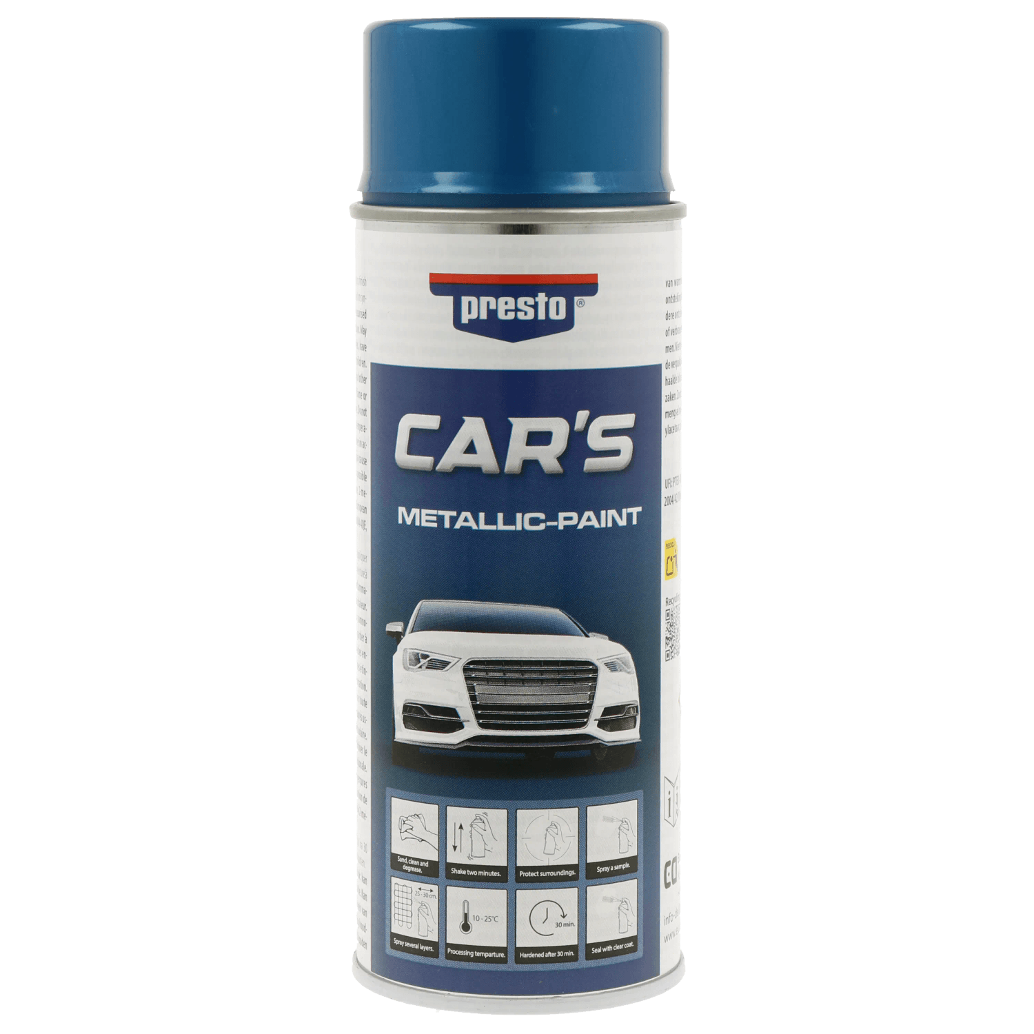 Presto Cars Lak metalíza modrá 400 ml Presto Cars Lak metalíza modrá 400 ml