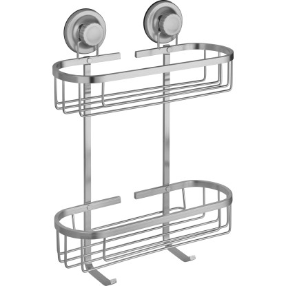 baliv Košík do sprchy s přísavkou DK2-4531, oválné, 2 patra, 12,5 x 23,3 x 46 cm baliv Košík do sprchy s přísavkou DK2-4531, oválné, 2 patra, 12,5 x 23,3 x 46 cm