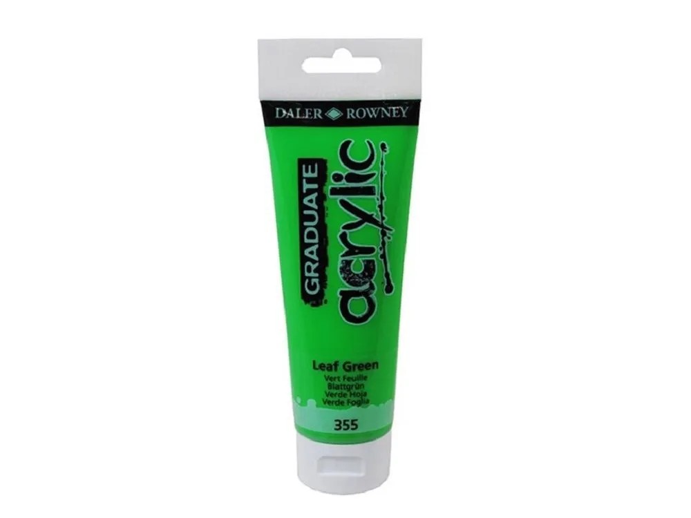 Daler Rowney Akrylová barva GRADUATE listová zeleň, 120 ml Daler Rowney Akrylová barva GRADUATE listová zeleň, 120 ml