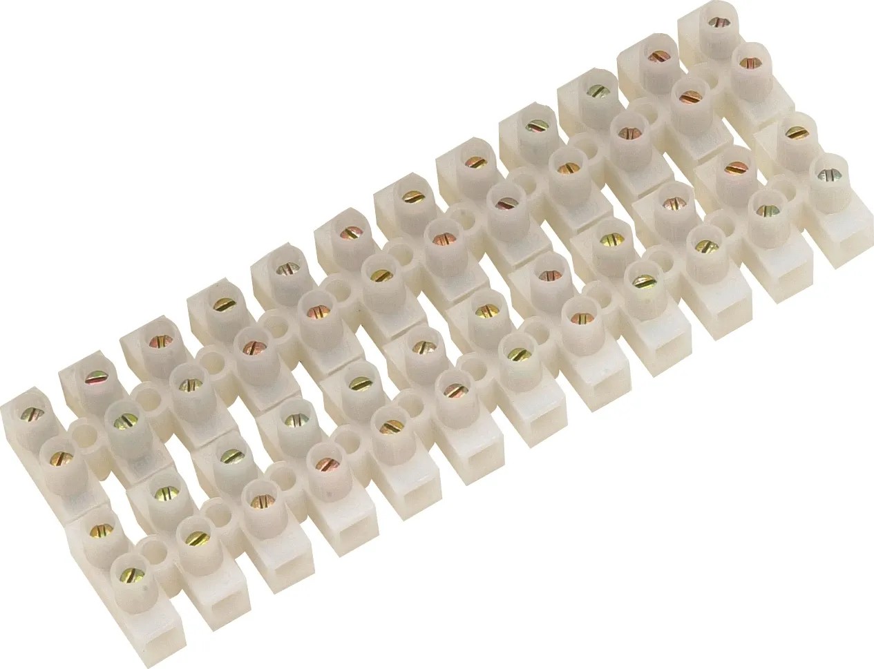 Bílá lustrová svorka (Ø 1,5 mm) v sadě 2 ks, 12pólová pro spojování konců kabelů. Bílá lustrová svorka (Ø 1,5 mm) v sadě 2 ks, 12pólová pro spojování konců kabelů.