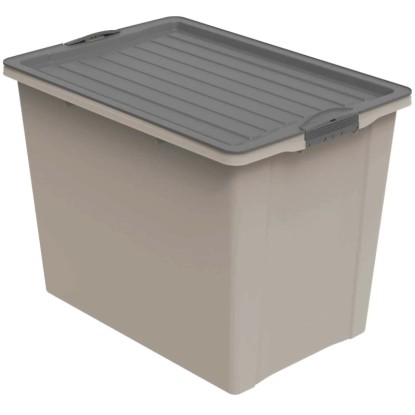 Rotho Stohovatelný box Compact A3 s kolečky, cappuccino, 70 l Rotho Stohovatelný box Compact A3 s kolečky, cappuccino, 70 l
