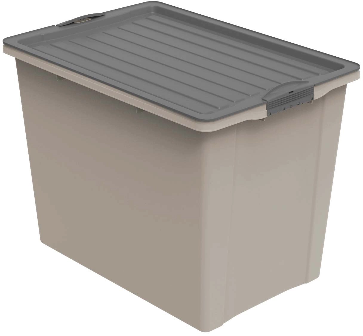 Rotho Stohovatelný box Compact A3 s kolečky, cappuccino, 70 l Rotho Stohovatelný box Compact A3 s kolečky, cappuccino, 70 l