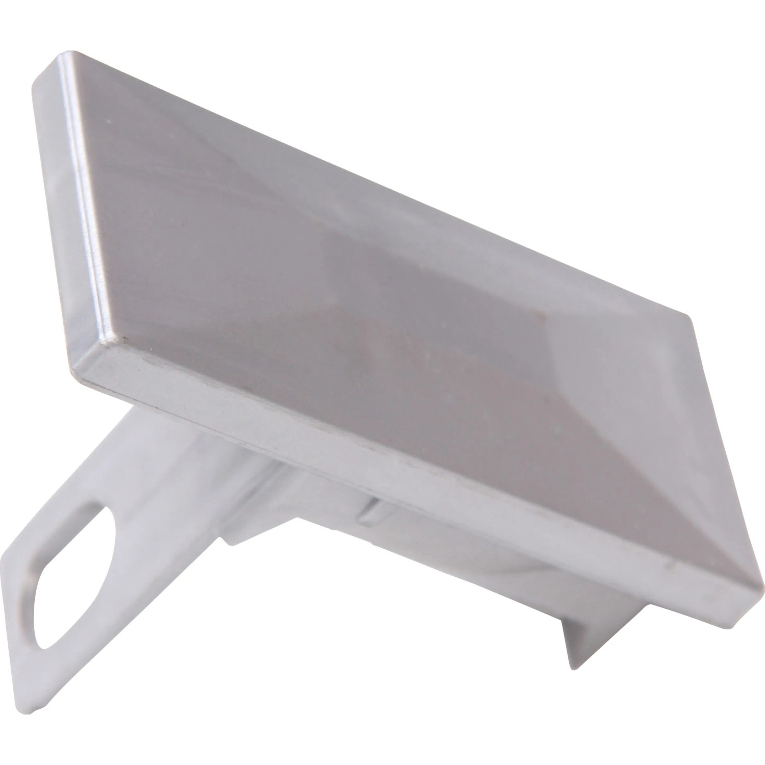 Floraworld Náhradní krytka Premium plast stříbrná 60 x 40 mm Floraworld Náhradní krytka Premium plast stříbrná 60 x 40 mm
