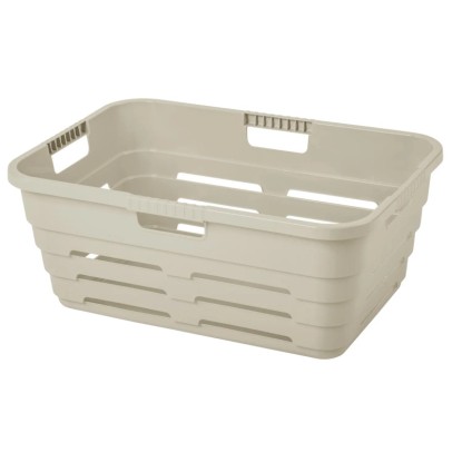 Tontarelli Koš na čisté prádlo MAYA s otvory krémová, 55 x 38 x 22 cm, 32 l Tontarelli Koš na čisté prádlo MAYA s otvory krémová, 55 x 38 x 22 cm, 32 l