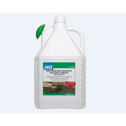 HG Odstraňovač zelených povlaků a mechů 5 l HG Odstraňovač zelených povlaků a mechů 5 l