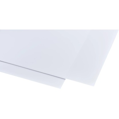 Opálově bílá polystyrenová deska, tloušťka 2,5 mm, 1000x500 mm, pro plastové střechy. Opálově bílá polystyrenová deska, tloušťka 2,5 mm, 1000x500 mm, pro plastové střechy.