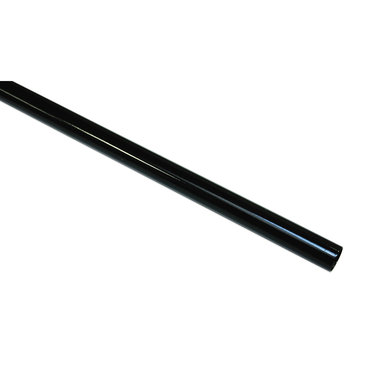 Tyč na závěsy Gardinia Chicago, Ø 20 mm, černá, 240 cm. Stylová záclonová tyč. Tyč na závěsy Gardinia Chicago, Ø 20 mm, černá, 240 cm. Stylová záclonová tyč.
