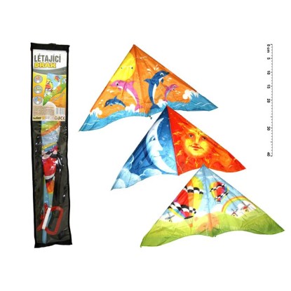 Wiky Létající drak, různé druhy, 1 ks, 130 x 65 cm Wiky Létající drak, různé druhy, 1 ks, 130 x 65 cm