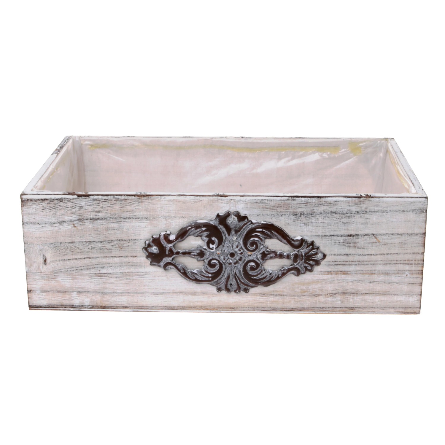 DRAGIMEX Dřevěný květináč šuplíček s ornamentní úchytkou 35 x 21 x 11 cm DRAGIMEX Dřevěný květináč šuplíček s ornamentní úchytkou 35 x 21 x 11 cm