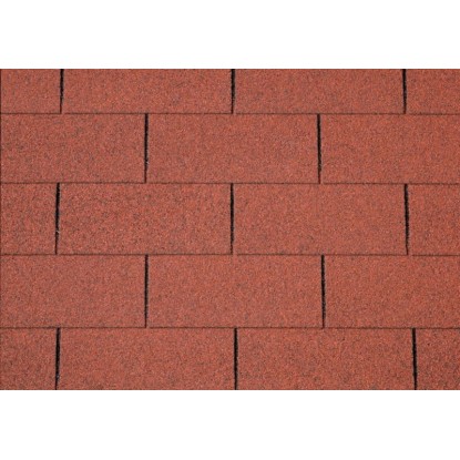 Onduline Asfaltový šindel Bardoline CLASSIC obdélník 3T, červený mix, 2 m2 Onduline Asfaltový šindel Bardoline CLASSIC obdélník 3T, červený mix, 2 m2