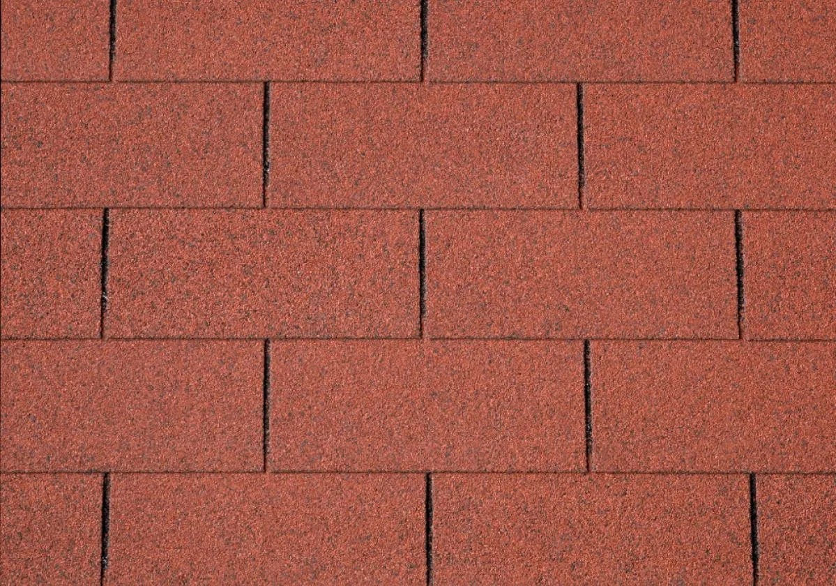 Onduline Asfaltový šindel Bardoline CLASSIC obdélník 3T, červený mix, 2 m2 Onduline Asfaltový šindel Bardoline CLASSIC obdélník 3T, červený mix, 2 m2
