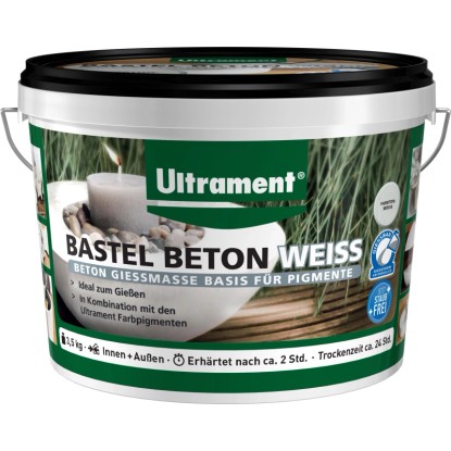 Ultrament Řemeslný beton bílý, 3,5 kg Ultrament Řemeslný beton bílý, 3,5 kg