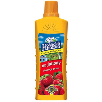 Hoštické hnojivo na jahody s guánem 500 ml Hoštické hnojivo na jahody s guánem 500 ml