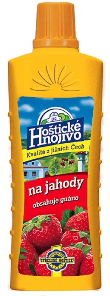 Hoštické hnojivo na jahody s guánem 500 ml Hoštické hnojivo na jahody s guánem 500 ml