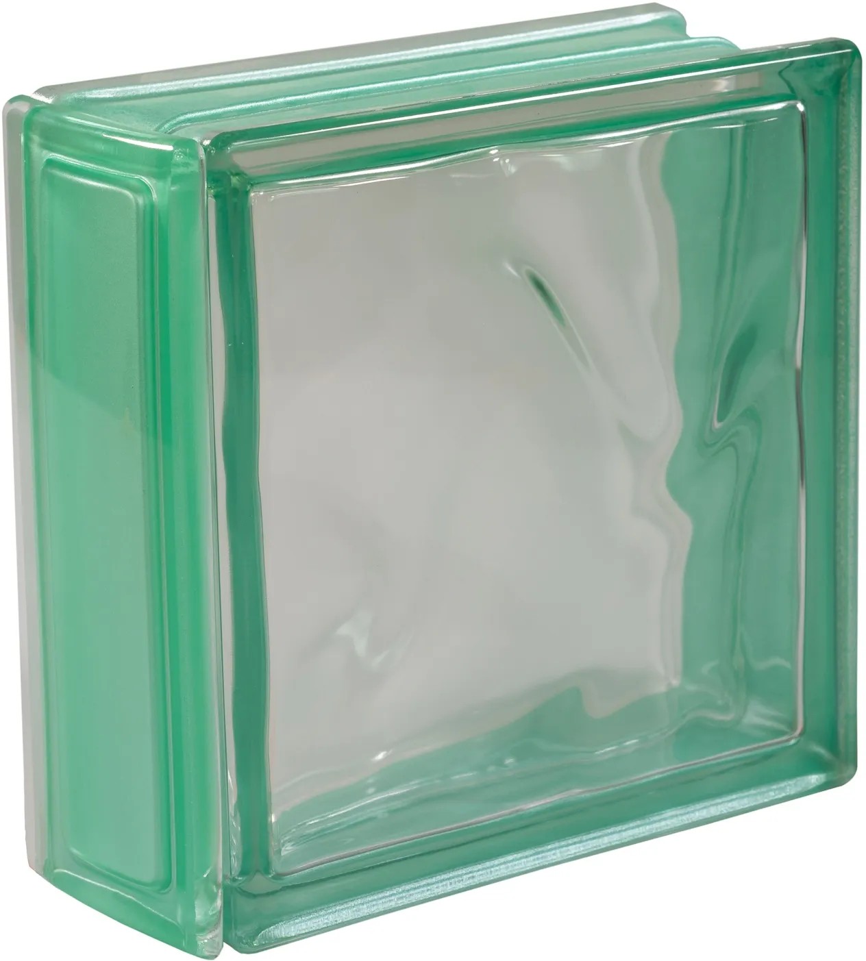 Smaragdový profil z pravého skla, 19x8x1 cm, pro skleněné tvárnice. Vizuálně atraktivní povrch. Smaragdový profil z pravého skla, 19x8x1 cm, pro skleněné tvárnice. Vizuálně atraktivní povrch.