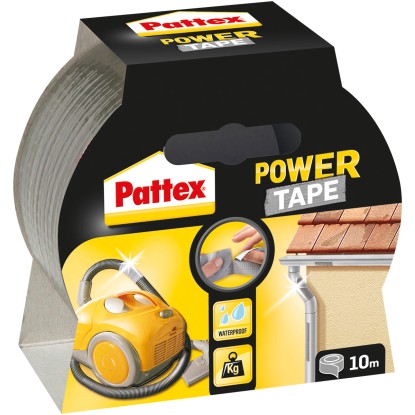 Pattex Montážní lepicí páska POWER TAPE stříbrná 10 m Pattex Montážní lepicí páska POWER TAPE stříbrná 10 m