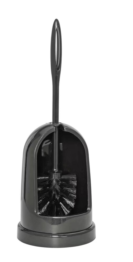 Wenko WC štětka s držákem Standard, černá, pr. 14 x 40 cm Wenko WC štětka s držákem Standard, černá, pr. 14 x 40 cm