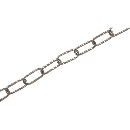 LUX-TOOLS Řetěz dlouhočlánkový kroucený ocelový staroměděný, pr. 4 mm - metráž LUX-TOOLS Řetěz dlouhočlánkový kroucený ocelový staroměděný, pr. 4 mm - metráž
