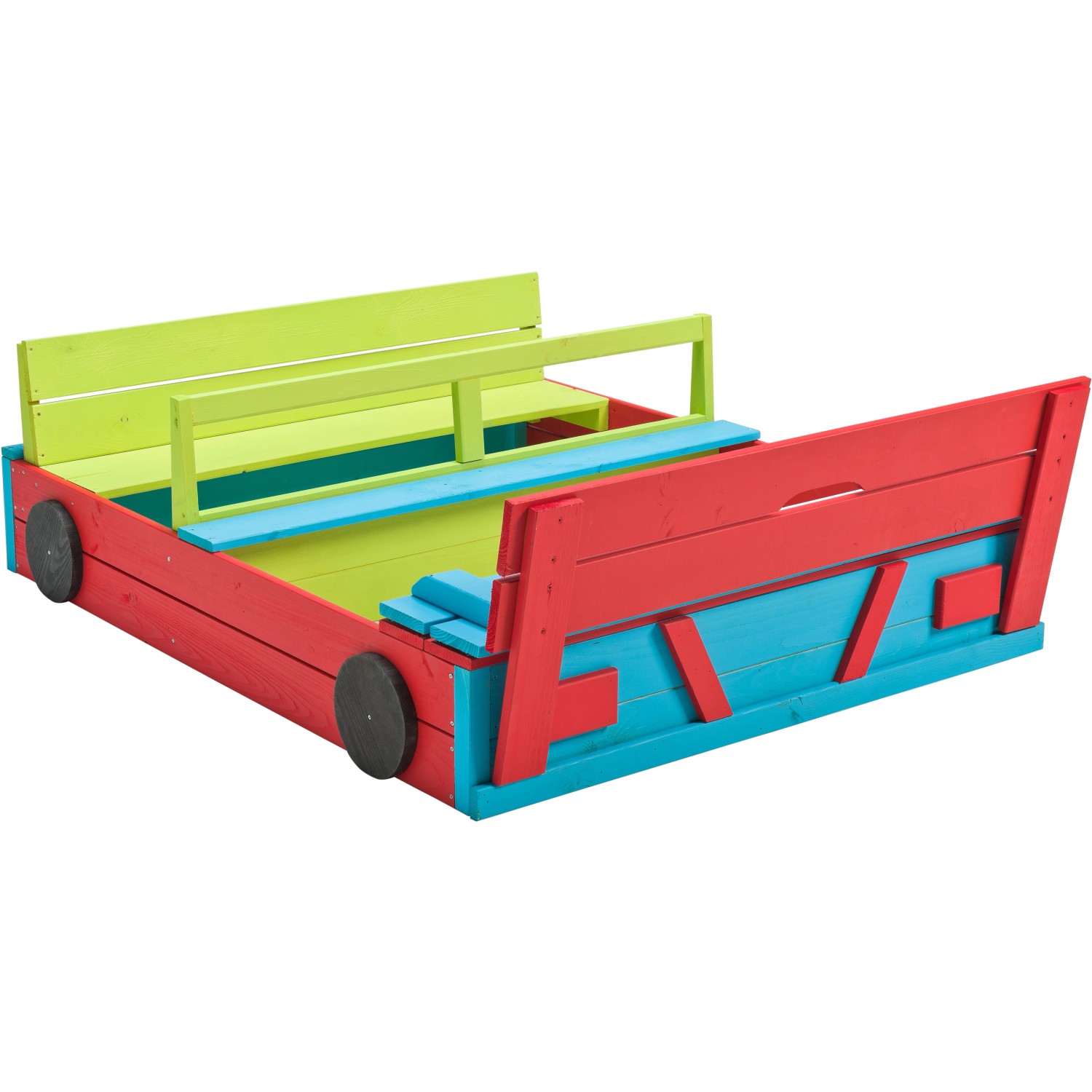 SwingKing Pískoviště auto, pestrobarevné, 120 x 100 cm SwingKing Pískoviště auto, pestrobarevné, 120 x 100 cm