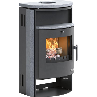 Energetický štítek pro kamna Pamir GTS 4.0: Třída A, výkon 6,7 kW. Energetický štítek pro kamna Pamir GTS 4.0: Třída A, výkon 6,7 kW.