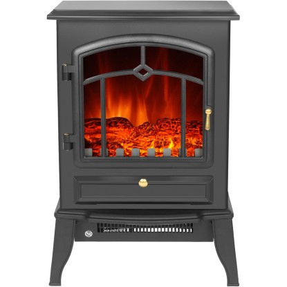 El Fuego Elektrický krb Como II černý 1800/2000 W, 39 x 56,5 x 24 cm El Fuego Elektrický krb Como II černý 1800/2000 W, 39 x 56,5 x 24 cm