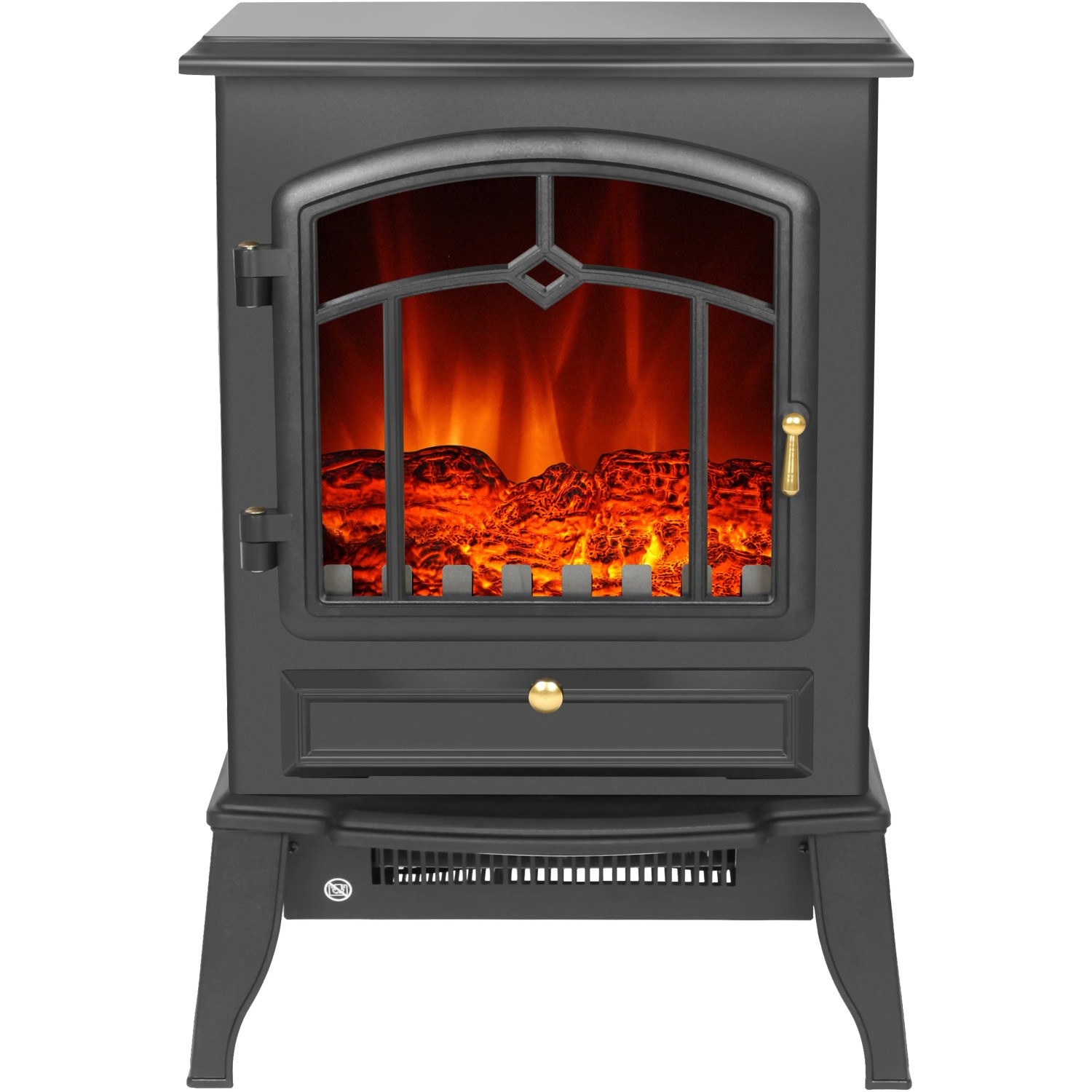 El Fuego Elektrický krb Como II černý 1800/2000 W, 39 x 56,5 x 24 cm El Fuego Elektrický krb Como II černý 1800/2000 W, 39 x 56,5 x 24 cm