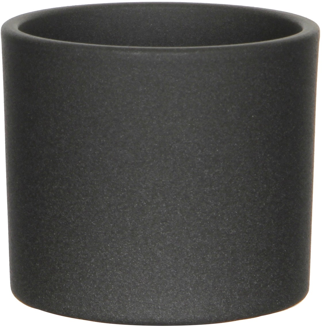 Mica Decorations Obal na květináč Era tmavě šedý matný, pr. 13,5 x 12,5 cm Mica Decorations Obal na květináč Era tmavě šedý matný, pr. 13,5 x 12,5 cm