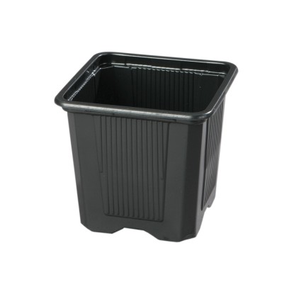 Květináč V odlehčený černý, 7 x 7 x 6,5 cm Květináč V odlehčený černý, 7 x 7 x 6,5 cm