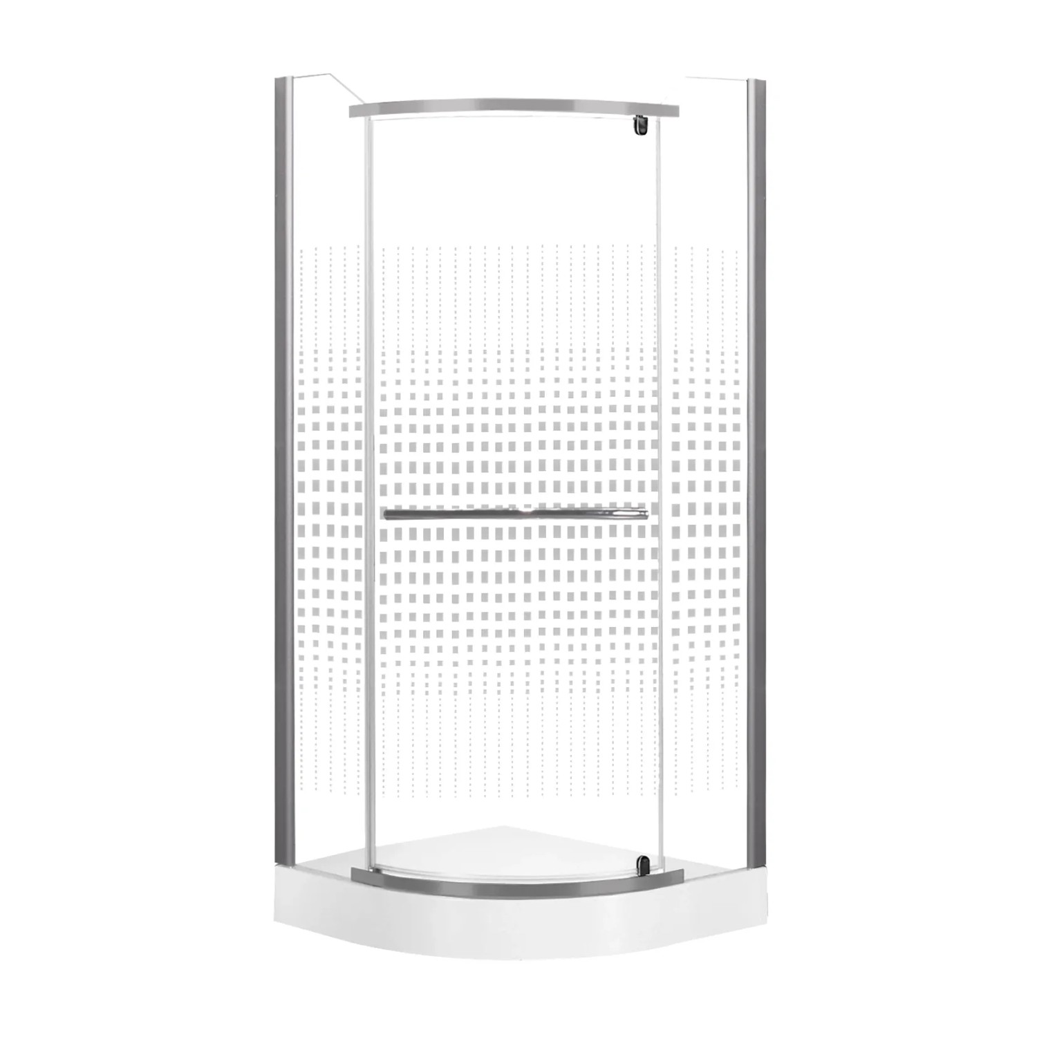 Roth Kompletní sprchový čtvrtkruhový kout Ametyst s vaničkou 900 x 900 mm Roth Kompletní sprchový čtvrtkruhový kout Ametyst s vaničkou 900 x 900 mm