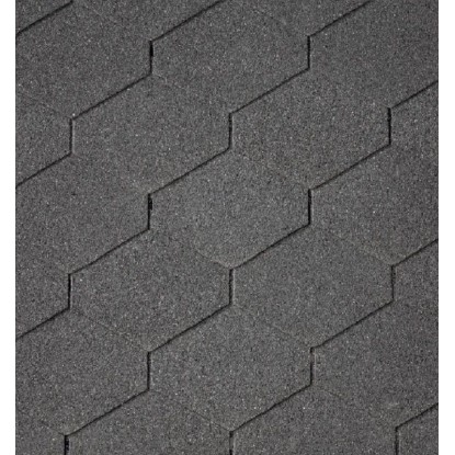 Onduline Asfaltový šindel Bardoline CLASSIC triangular, černý mix, 2 m2 Onduline Asfaltový šindel Bardoline CLASSIC triangular, černý mix, 2 m2