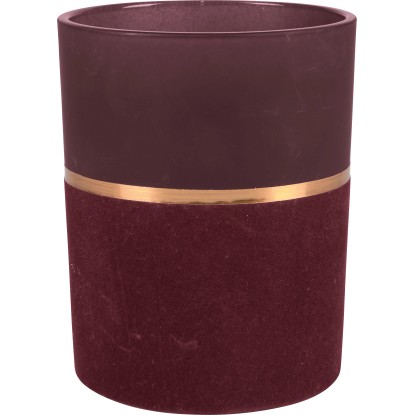 Svícen na čajové svíčky Blush Bordeaux, sklo, Beere, 12,5 x 10 cm Svícen na čajové svíčky Blush Bordeaux, sklo, Beere, 12,5 x 10 cm