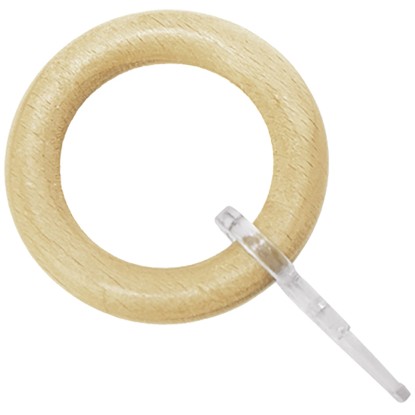 Gardinia Záclonové kroužky pro sadu Shorty, buk, 10 ks Gardinia Záclonové kroužky pro sadu Shorty, buk, 10 ks