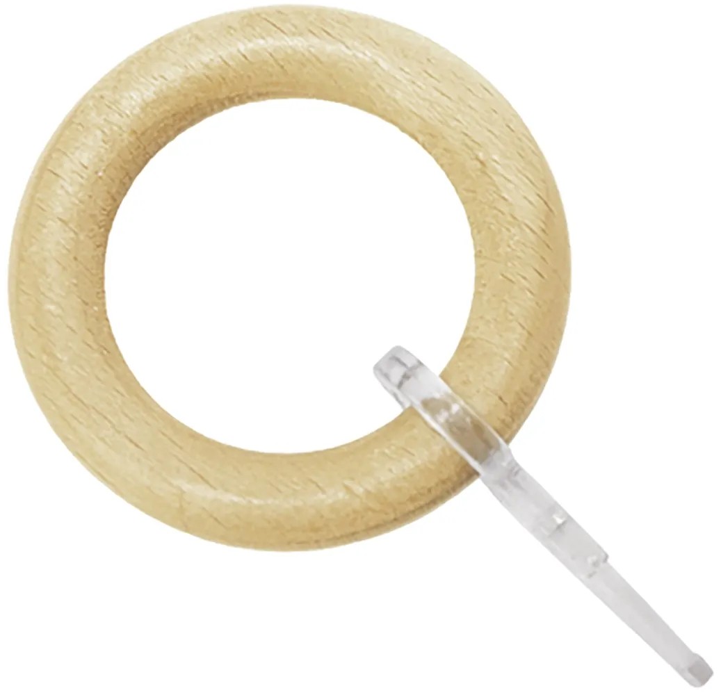 Gardinia Záclonové kroužky pro sadu Shorty, buk, 10 ks Gardinia Záclonové kroužky pro sadu Shorty, buk, 10 ks