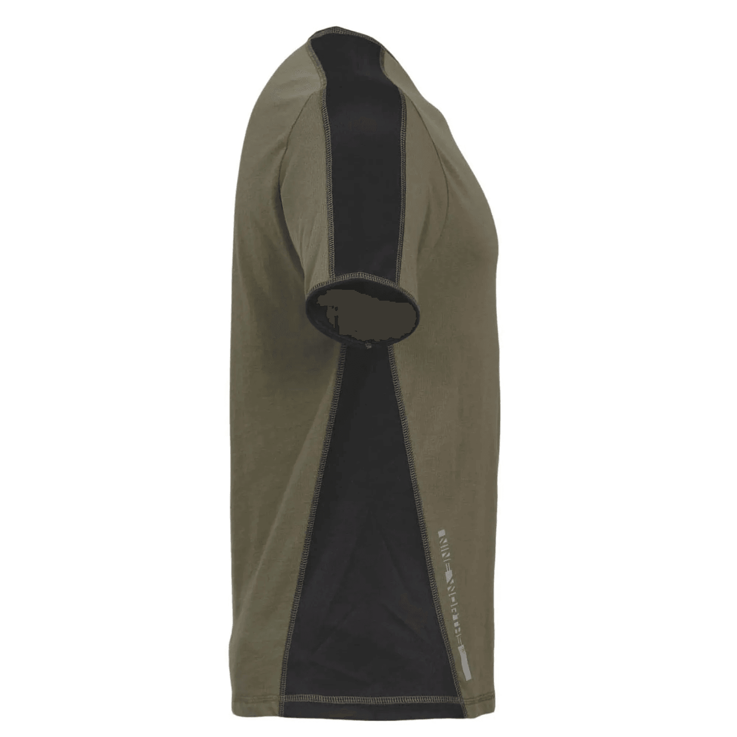 Khaki pracovní tričko t.b.t. s černými panely. Khaki pracovní tričko t.b.t. s černými panely.