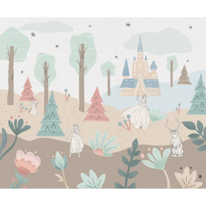 Komar Vliesová fototapeta Disney Frozen Castle Playground 300 x 250 cm Komar Vliesová fototapeta Disney Frozen Castle Playground 300 x 250 cm