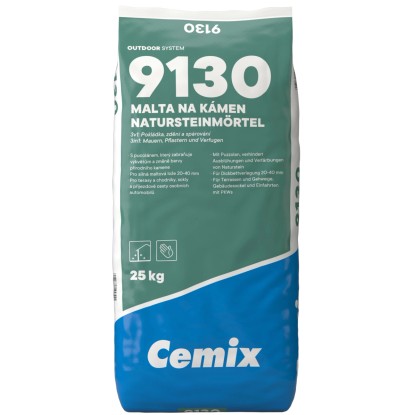 Cemix 9130 Malta na kámen, 25 kg Cemix 9130 Malta na kámen, 25 kg